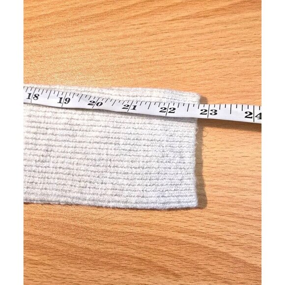 Loft Sweater XS White Casual Basics Capsule Wardrobe Kangaroo Pocket Turtle Neck - Picture 13 of 13